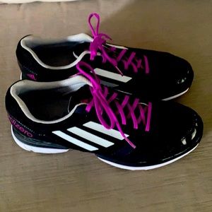 Adidas White, Black and Purple Accents Adizeros